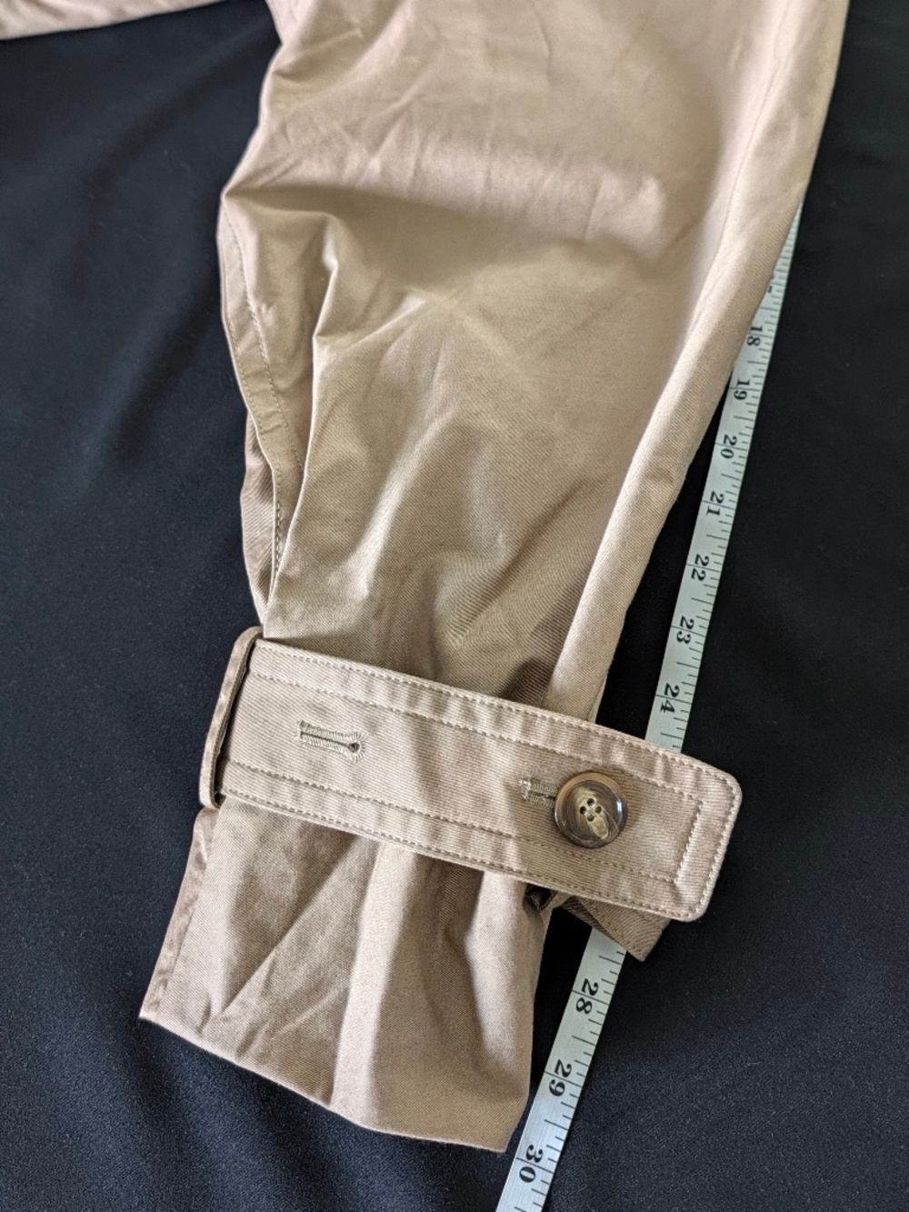 Acne Studios Odande Double Breasted Belted Trench Coat FR 34 US 2 Cold Beige NWT - Picture 14 of 15
